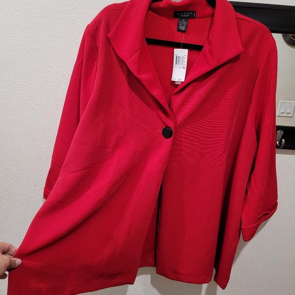 ❤️ Grace the Perfect Fit Red Swing Jacket – Women’s 2X – NWT - Picture 5 of 8